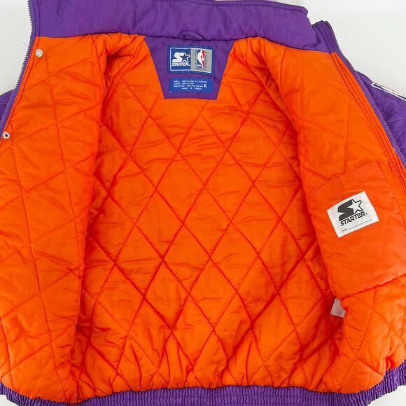 90s Pheonix Suns NBA Starter puffer jacket 1990s vintage - Picture 8 of 14